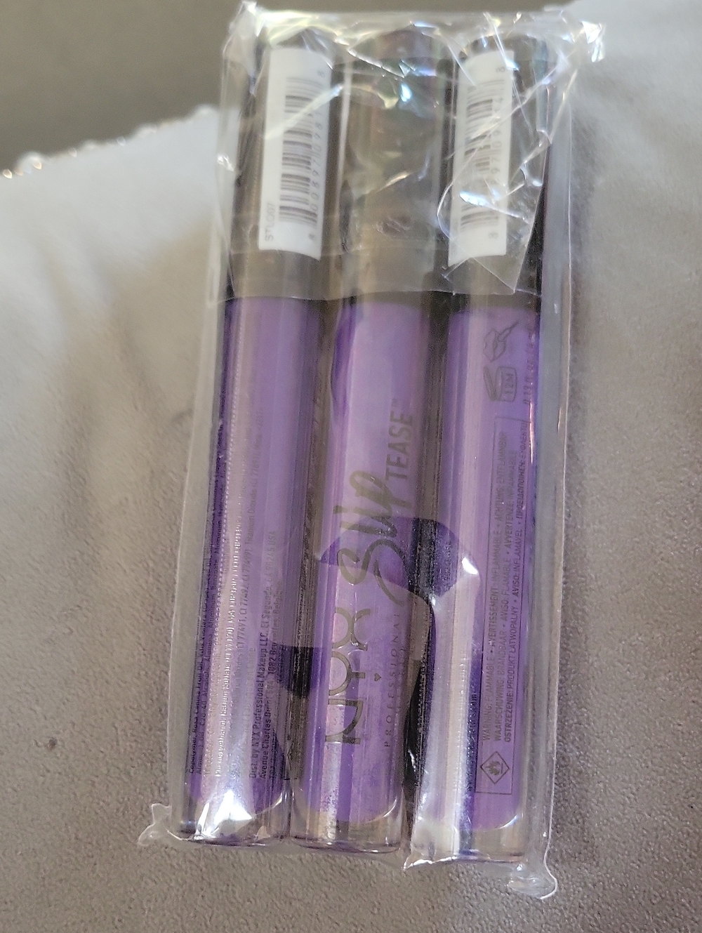 Pack of three  nyx lip gloss